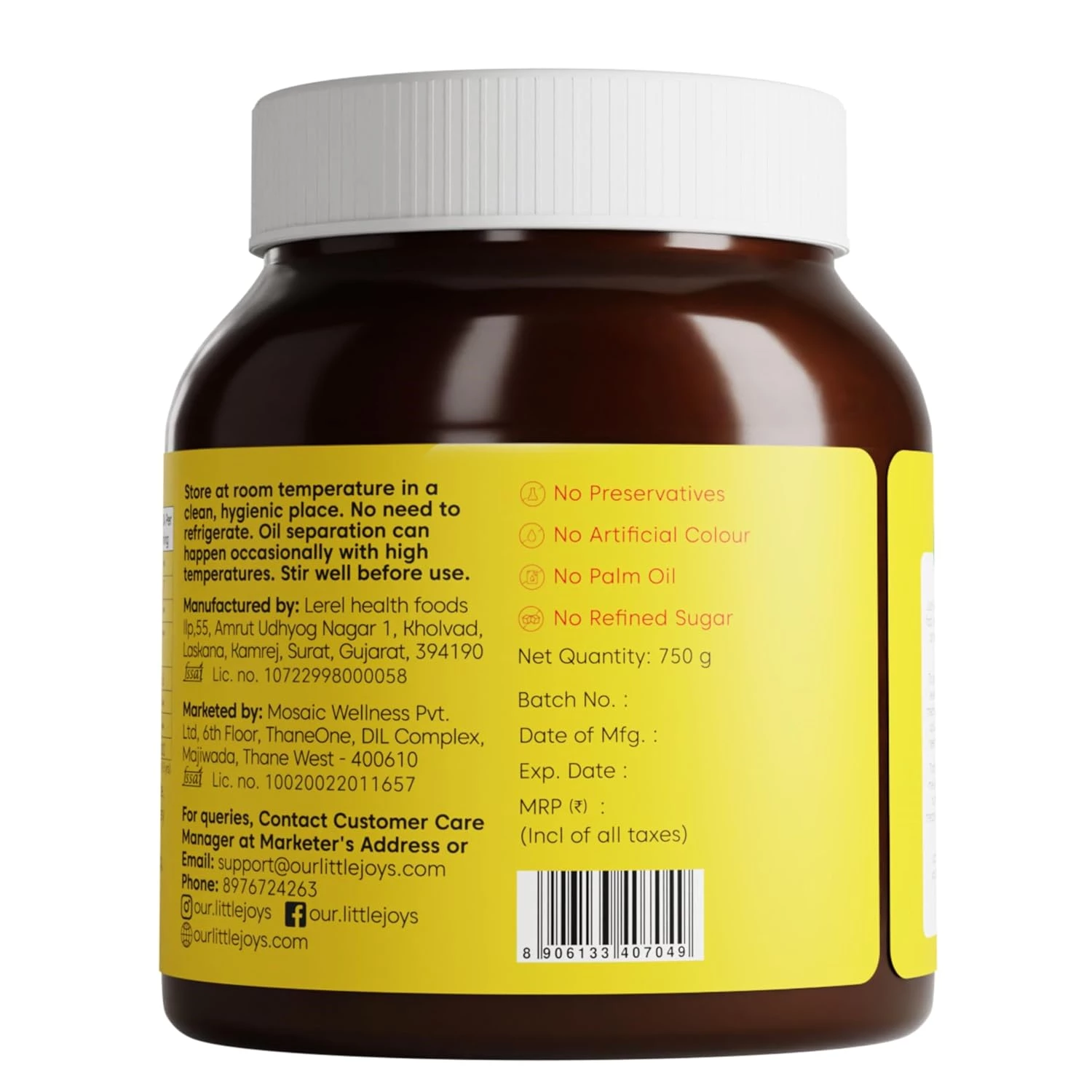 Little Joys Chocolate Hazelnut Spread for Kids, 750 g-2.webp